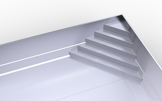 Kvadratiska diagonala steg